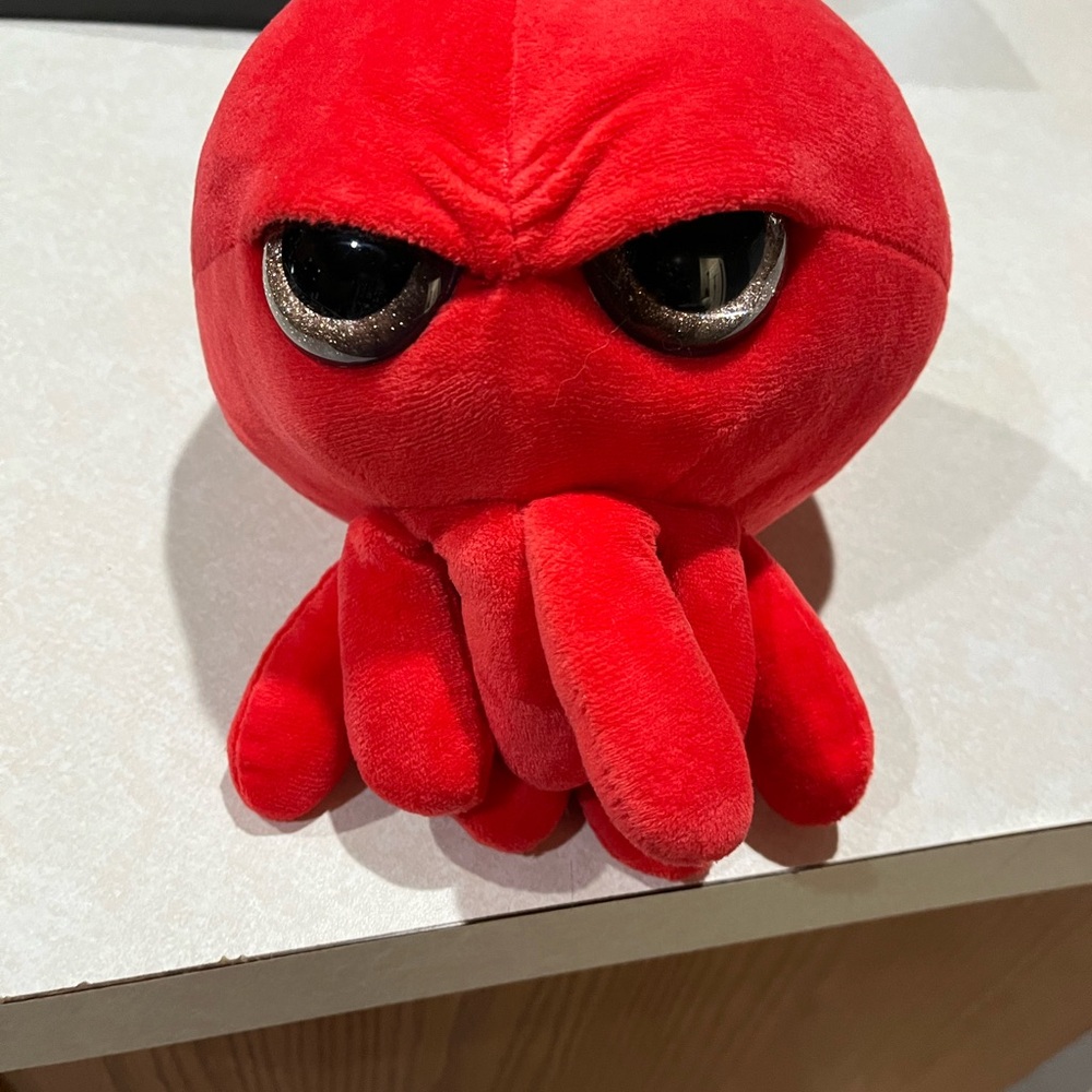 Adorable Grumpy Baby Octopus Toy